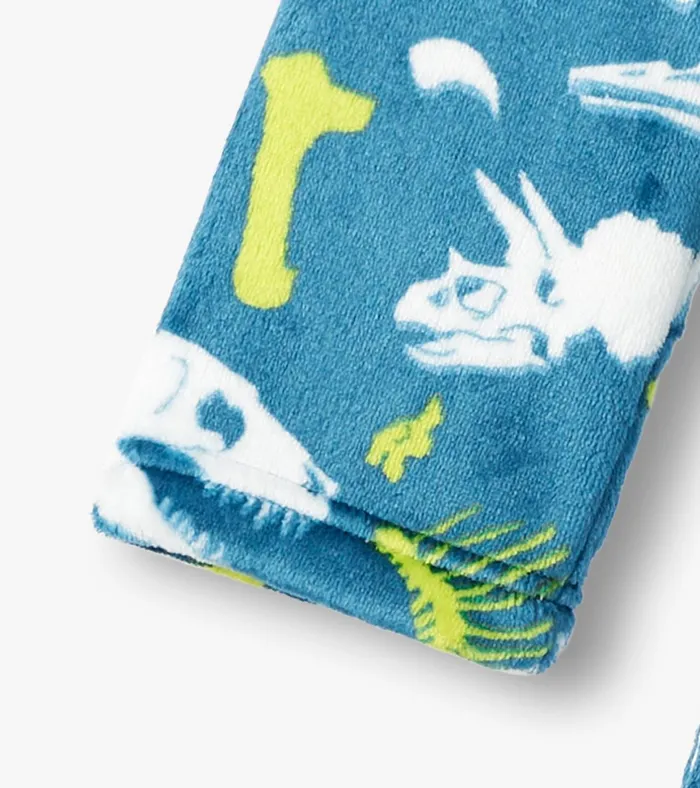 Hatley Baby Boys Dino Fossils Fleece Robe Boys Sleepwear