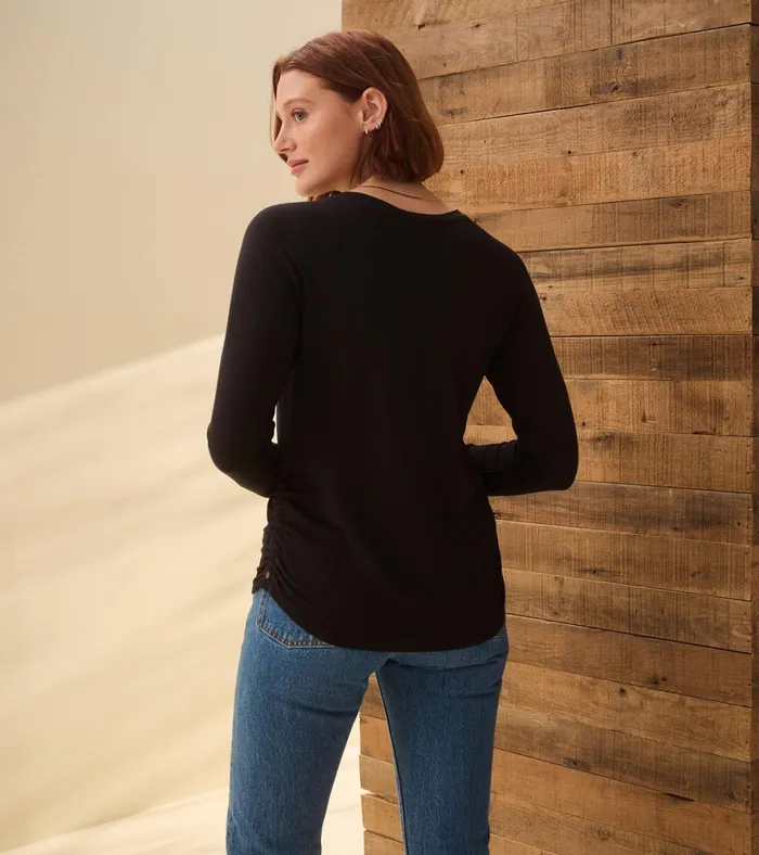 Hatley Chantel Pullover 8211 Black Caviar Women Tops