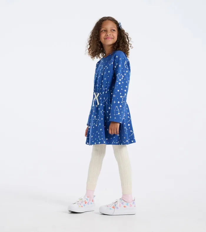 Hatley Girls Constellations Waist Terry Dress Girls Dresses