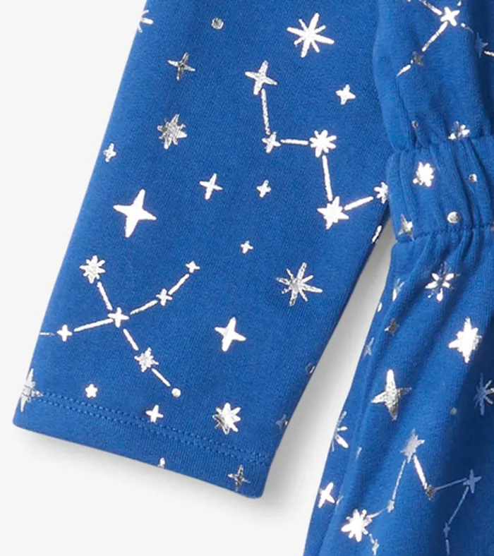 Hatley Girls Constellations Waist Terry Dress Girls Dresses