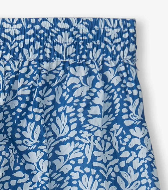Hatley Girls Floral Shibori Cropped Culottes Girls Bottoms