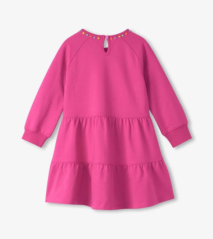 Hatley Girls Flowers Gathered Tiered Dress Girls Dresses