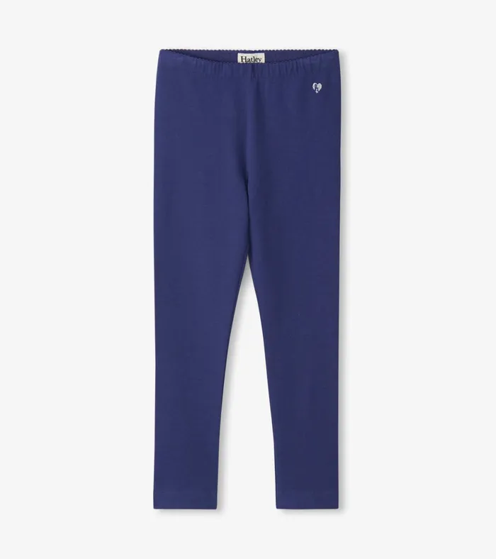 Hatley Girls Navy Leggings Girls Bottoms