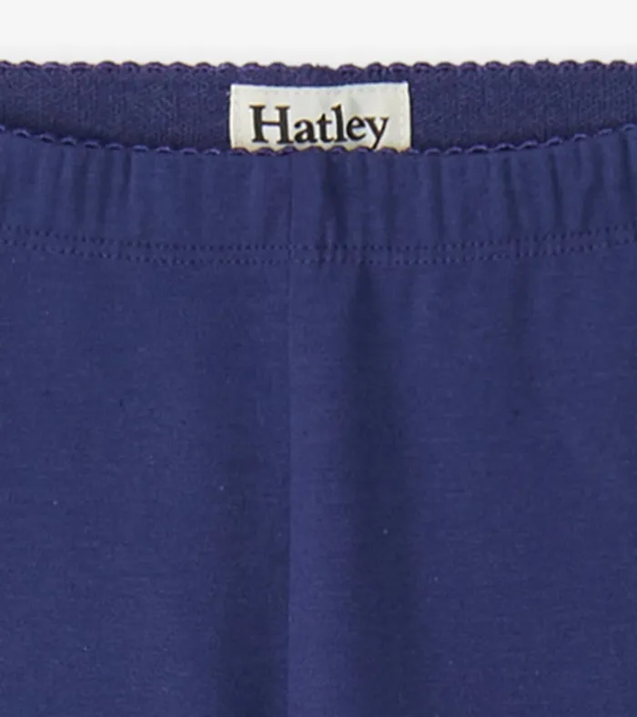 Hatley Girls Navy Leggings Girls Bottoms