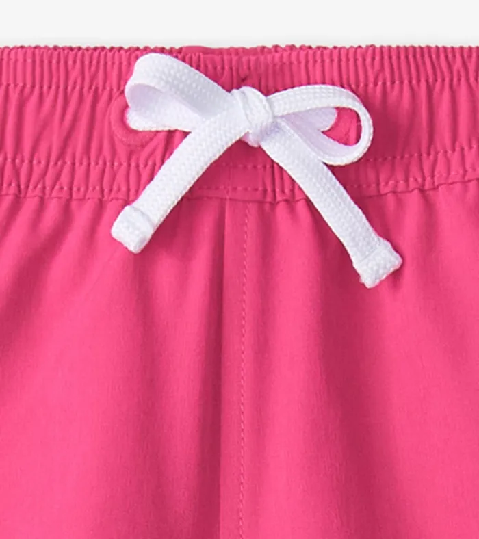 Hatley Girls Pink Quick Dry Shorts Girls Bottoms