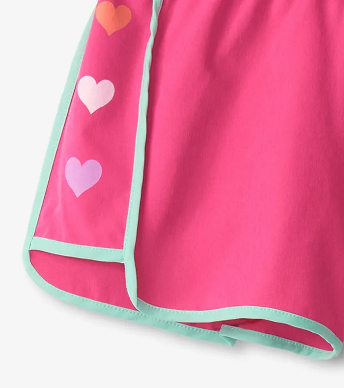 Hatley Girls Pink Quick Dry Shorts Girls Bottoms