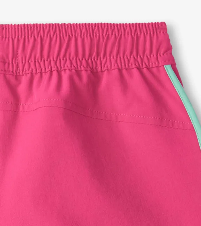Hatley Girls Pink Quick Dry Shorts Girls Bottoms