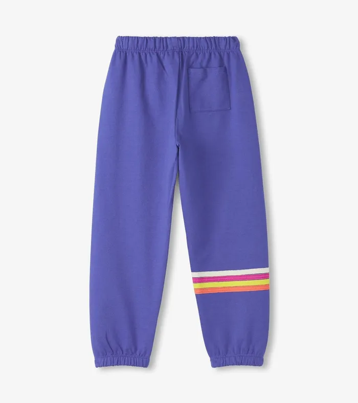 Hatley Girls Rainbow Baggy Track Pants Girls Bottoms