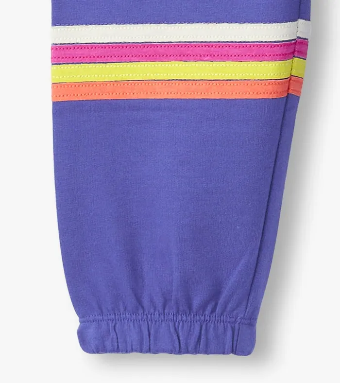 Hatley Girls Rainbow Baggy Track Pants Girls Bottoms