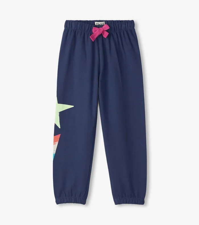 Hatley Girls Star Girl Baggy Track Pants Baggy Track Pants Girls Bottoms