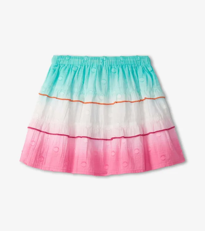 Hatley Girls Summer Waves Tiered Skirt Girls Bottoms
