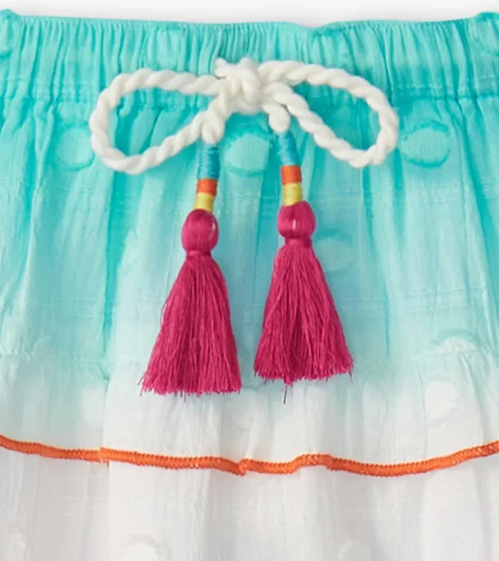 Hatley Girls Summer Waves Tiered Skirt Girls Bottoms
