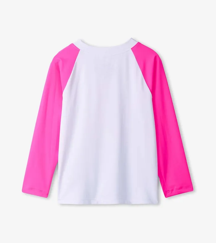 Hatley Girls Sunshine Long Sleeve Rashguard Girls Swimwear
