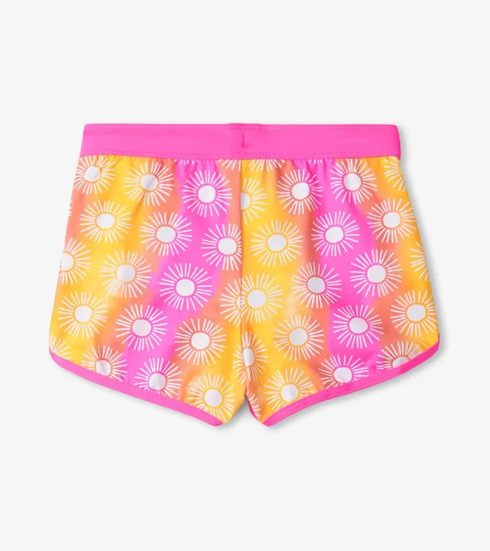 Hatley Girls Sunshine Swim Shorts Girls Swimwear
