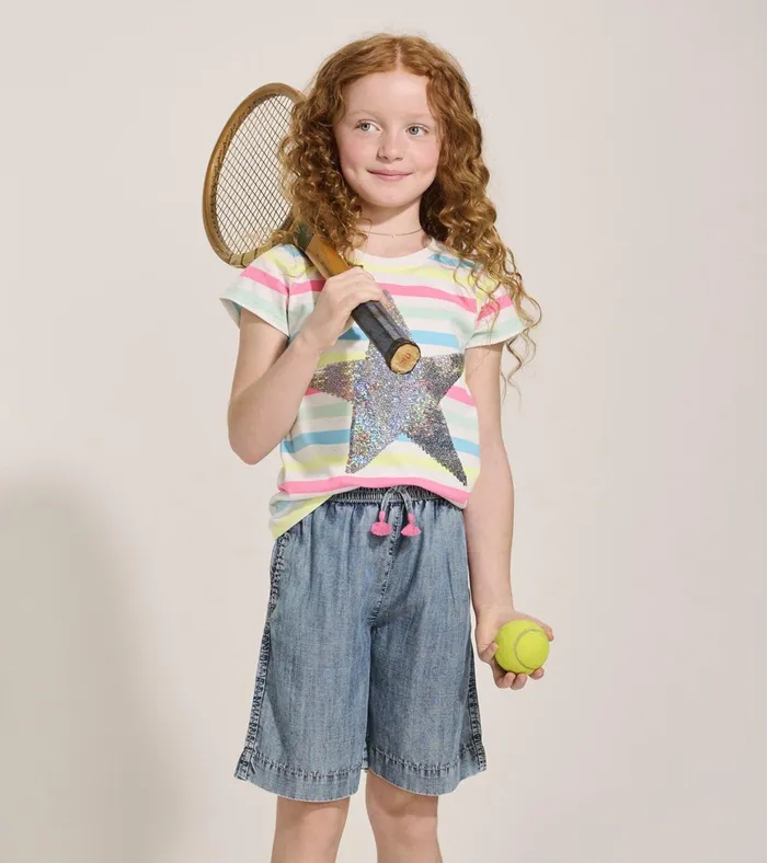 Hatley Girls Tencel Flairy Shorts Girls Bottoms