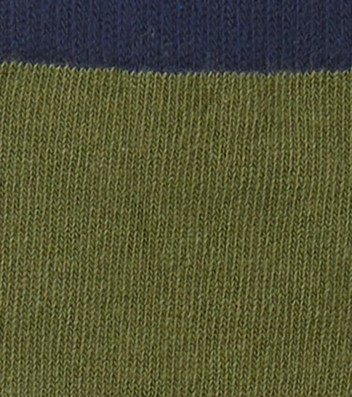 Hatley Green and Navy Crew Socks GirlsBoys Footwear