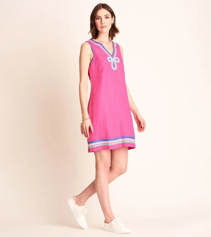 Hatley Portia Sheath Dress 8211 Fuchsia Women Dresses