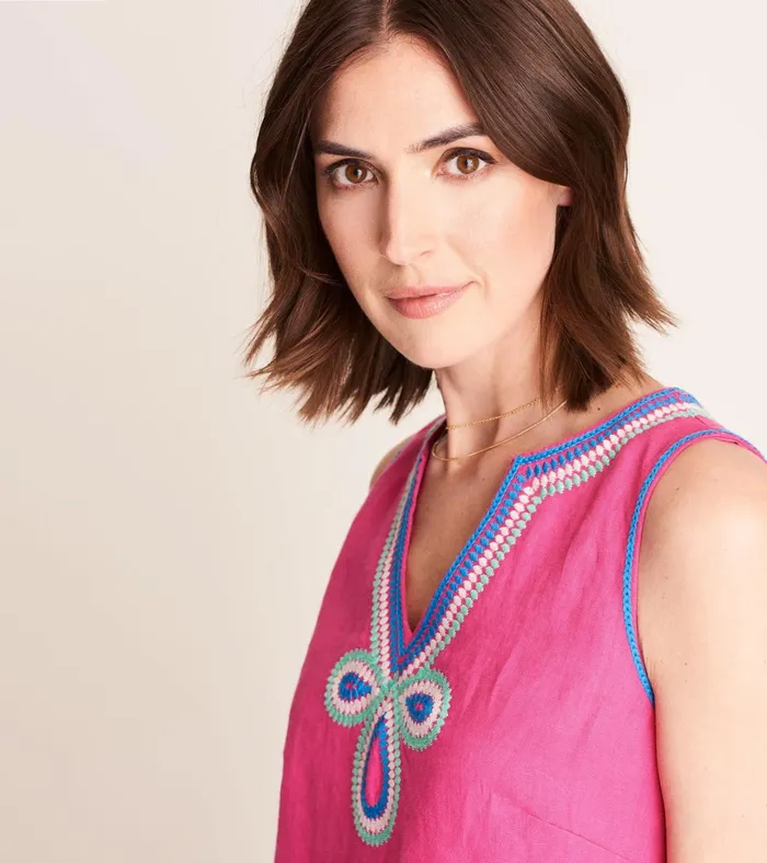 Hatley Portia Sheath Dress 8211 Fuchsia Women Dresses