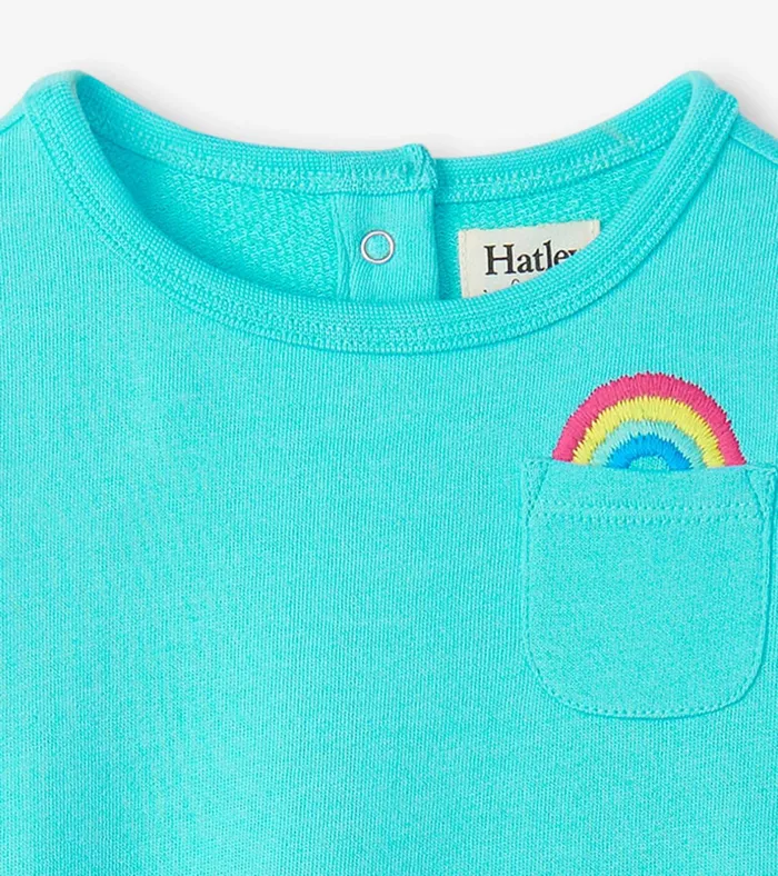Hatley Radiant Rainbow Layered Knit Dress Baby and Toddler Dresses