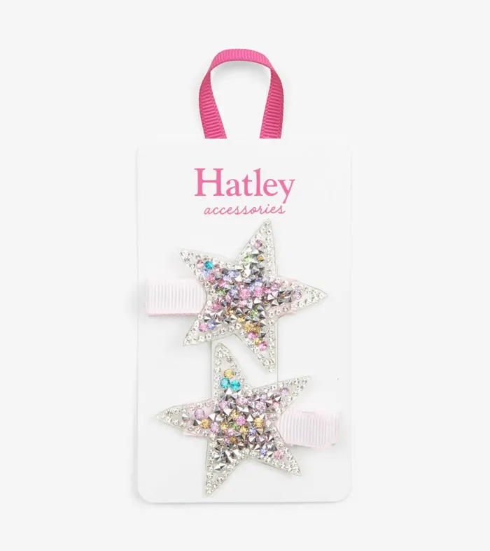 Hatley Twinkle Stars Hair Clips Girls Accessories