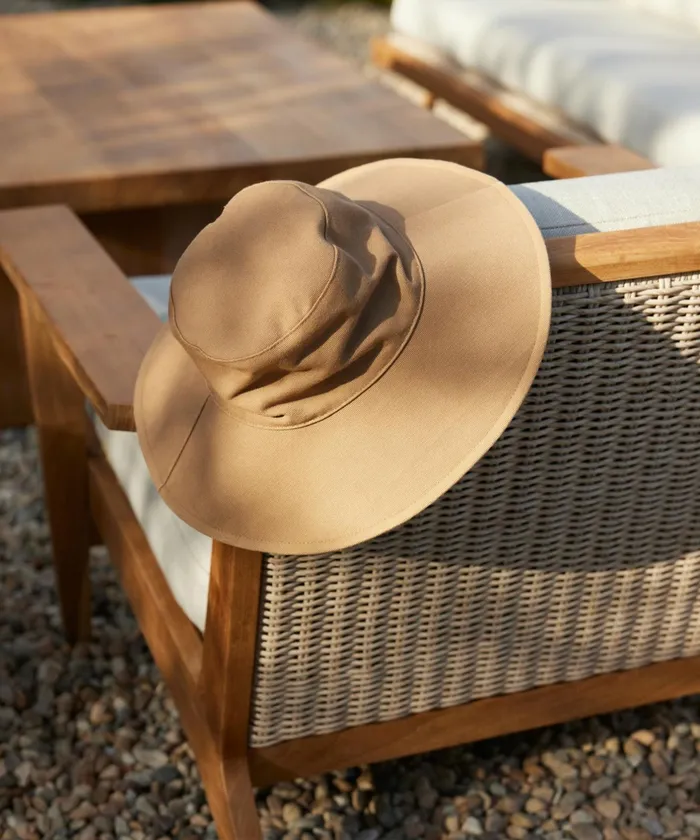 Hats and Beanies Women Jenni Kayne Cotton Canvas Sun Hat Taupe