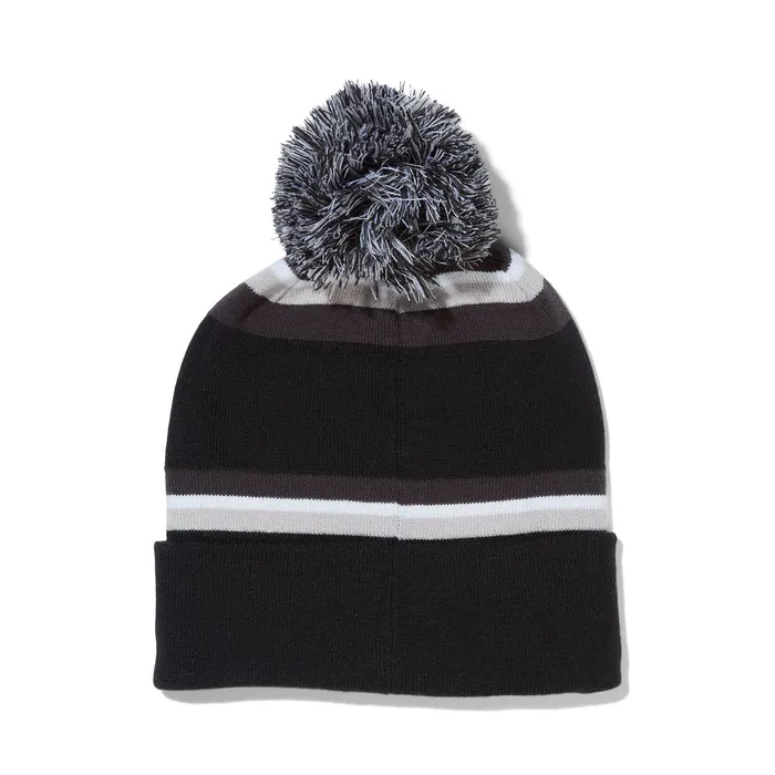 Hats Mens Spyder Icebox Pom 8211 Black