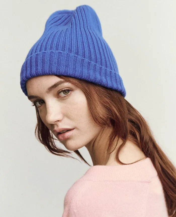Hats Women039s The Great The Cashmere Hat Bright Blue