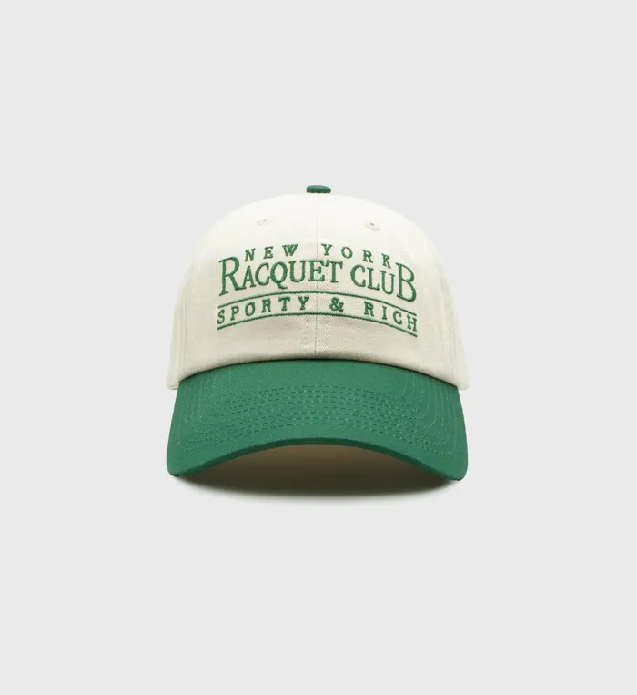 Hats Women Sporty and Rich NY Racquet Club Hat 8211 CreamForest