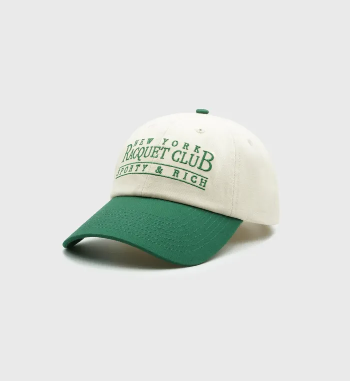 Hats Women Sporty and Rich NY Racquet Club Hat 8211 CreamForest