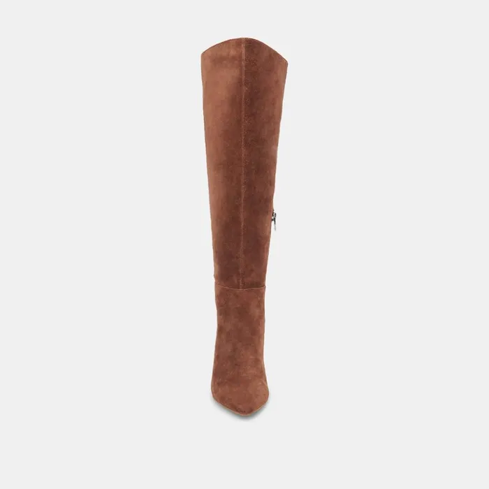 Haze Wide Calf Boots Cocoa Suede Women Dolce Vita Boots and Booties