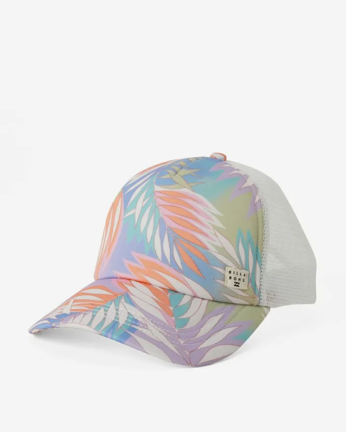 Heritage Mashup Trucker Hat Lilac Breeze Women Billabong Hats and Beanies