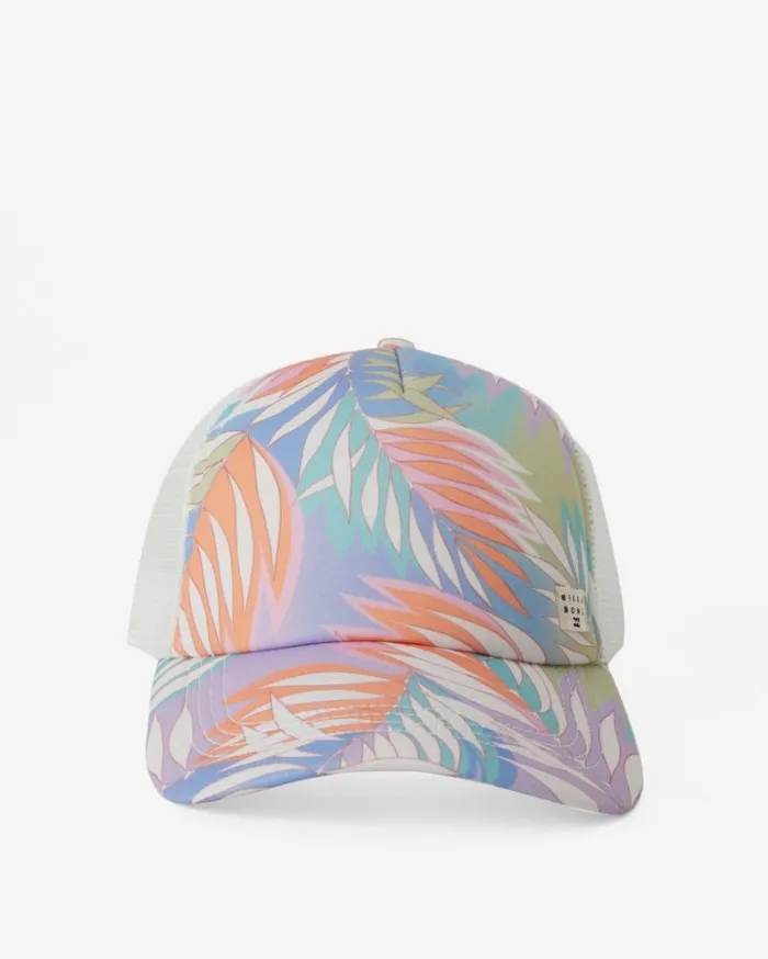 Heritage Mashup Trucker Hat Lilac Breeze Women Billabong Hats and Beanies