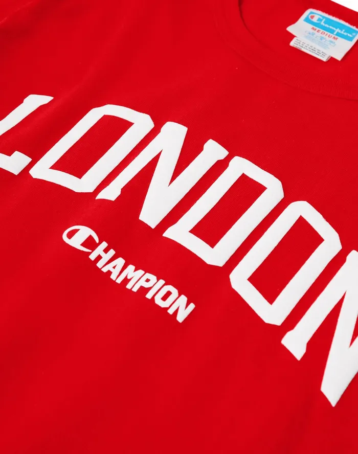 Heritage ShortSleeve TShirt London Team Red Scarlet Men Champion TShirts and Tops