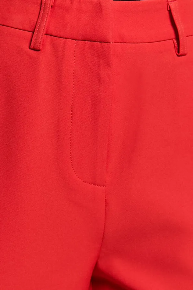 Hermie Pants 8211 High Waisted Cropped Tailored Pants In Red Women Showpo Pants