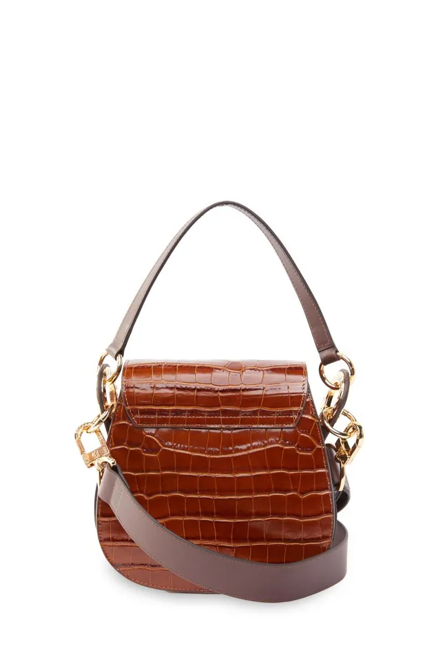 Holland Cooper Bags Women Chelsea Saddle Bag Tan Croc Holland Cooper Bags Women Chelsea Saddle Bag Tan Croc