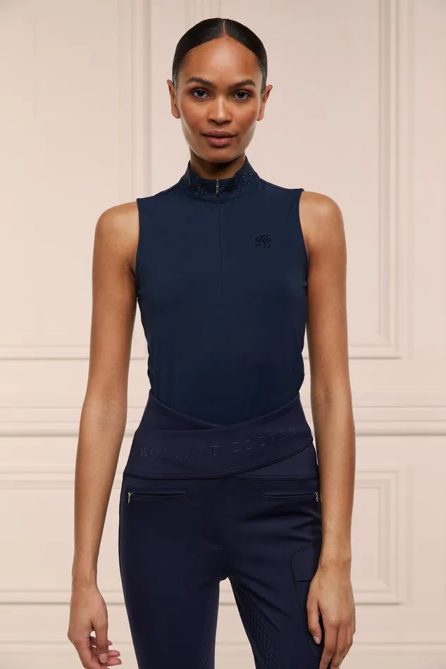 Holland Cooper Base Layers Women Crystal Sleeveless Base Layer Ink Navy