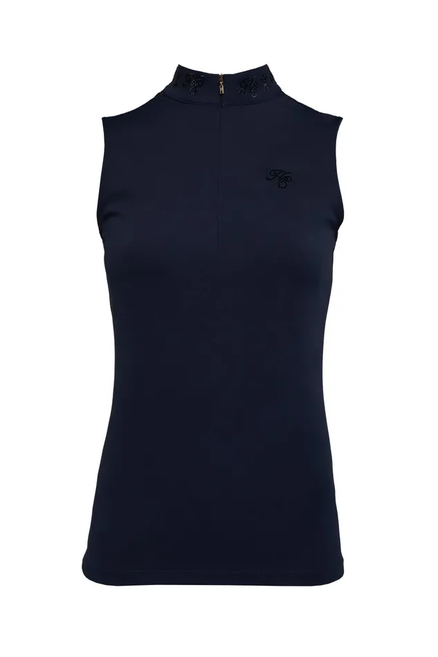 Holland Cooper Base Layers Women Crystal Sleeveless Base Layer Ink Navy Holland Cooper Base Layers Women Crystal Sleeveless Base Layer Ink Navy