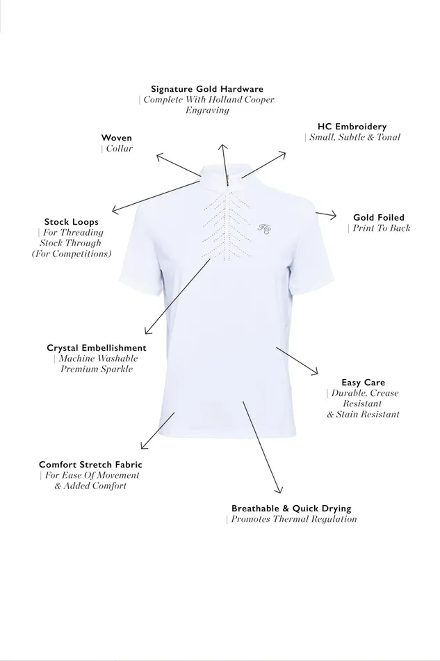 Holland Cooper Base Layers Women Windsor Show Shirt Holland Cooper Base Layers Women Windsor Show Shirt
