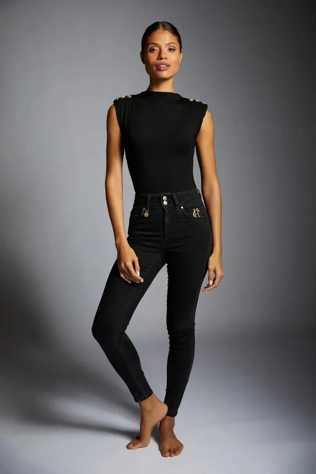 Holland Cooper Bodysuits Women Harper Bodysuit Black Holland Cooper Bodysuits Women Harper Bodysuit Black