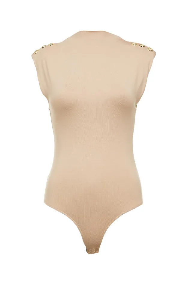 Holland Cooper Bodysuits Women Harper Bodysuit Light Camel Holland Cooper Bodysuits Women Harper Bodysuit Light Camel