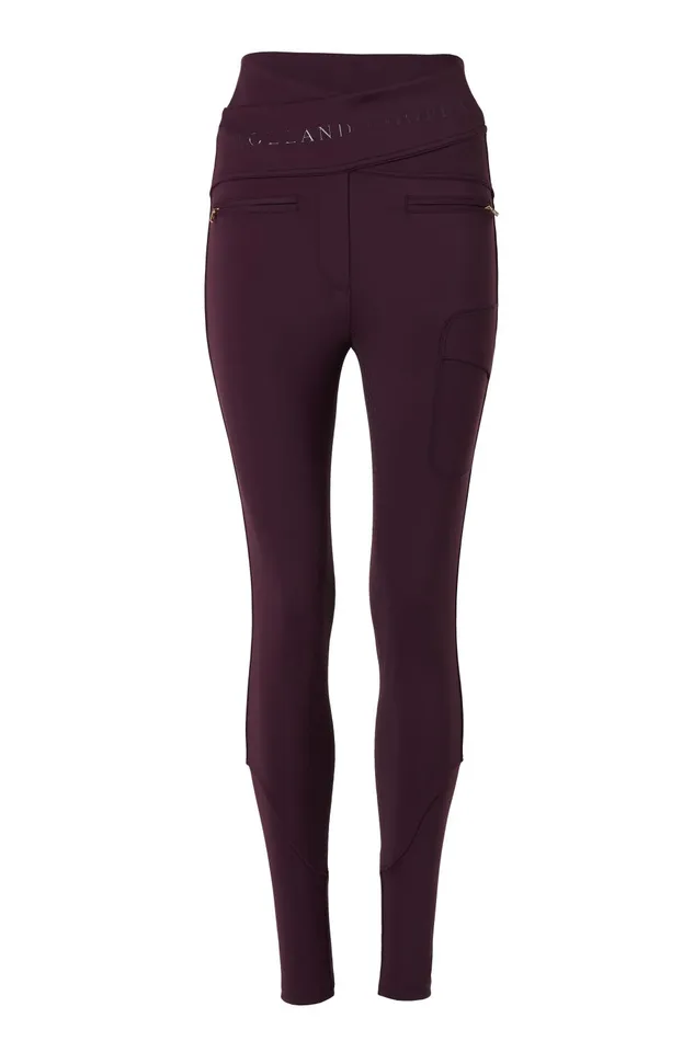 Holland Cooper Breeches Women Cooper Training Breeches Aubergine Holland Cooper Breeches Women Cooper Training Breeches Aubergine