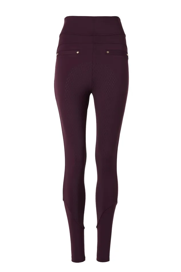 Holland Cooper Breeches Women Cooper Training Breeches Aubergine Holland Cooper Breeches Women Cooper Training Breeches Aubergine