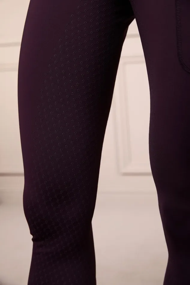 Holland Cooper Breeches Women Cooper Training Breeches Aubergine Holland Cooper Breeches Women Cooper Training Breeches Aubergine