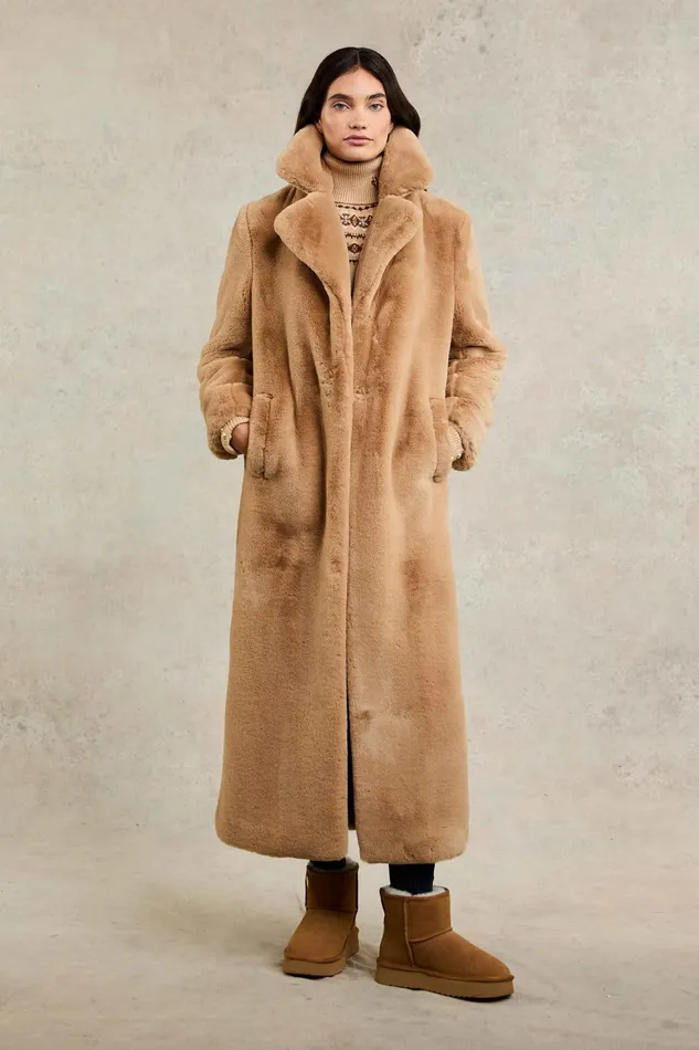 Holland Cooper Coats Women Asygarth Faux Fur Coat