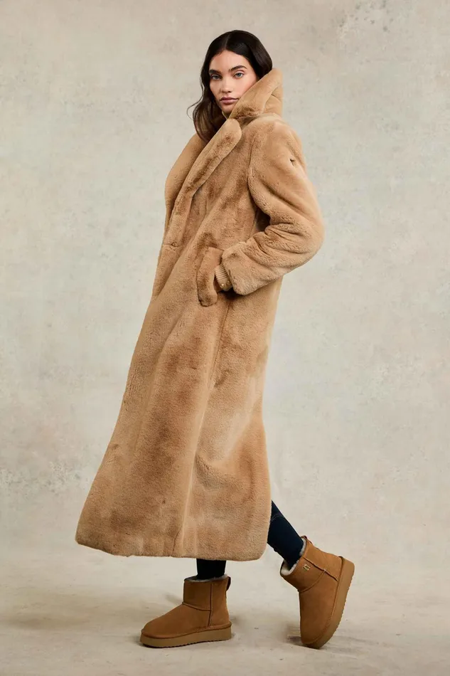 Holland Cooper Coats Women Asygarth Faux Fur Coat