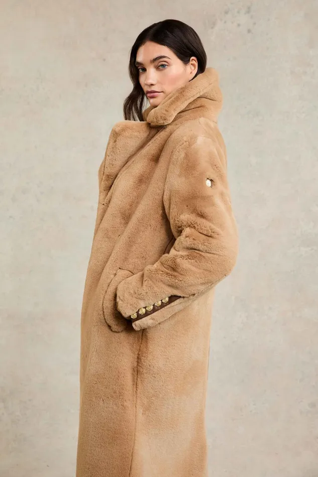 Holland Cooper Coats Women Asygarth Faux Fur Coat