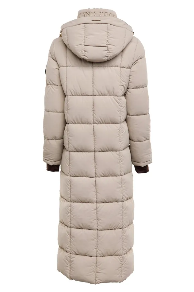 Holland Cooper Coats Women Carrington Longline Coat Stone Holland Cooper Coats Women Carrington Longline Coat Stone