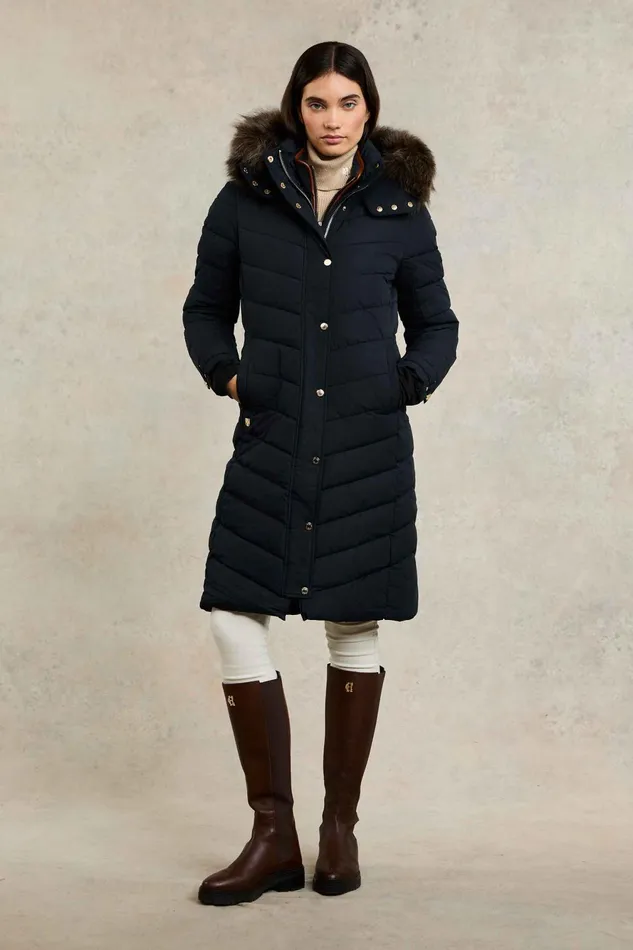 Holland Cooper Coats Women Chamonix Coat Ink Navy