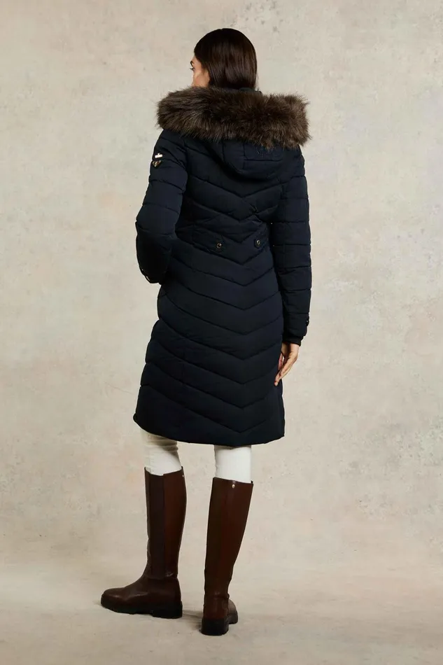 Holland Cooper Coats Women Chamonix Coat Ink Navy Holland Cooper Coats Women Chamonix Coat Ink Navy