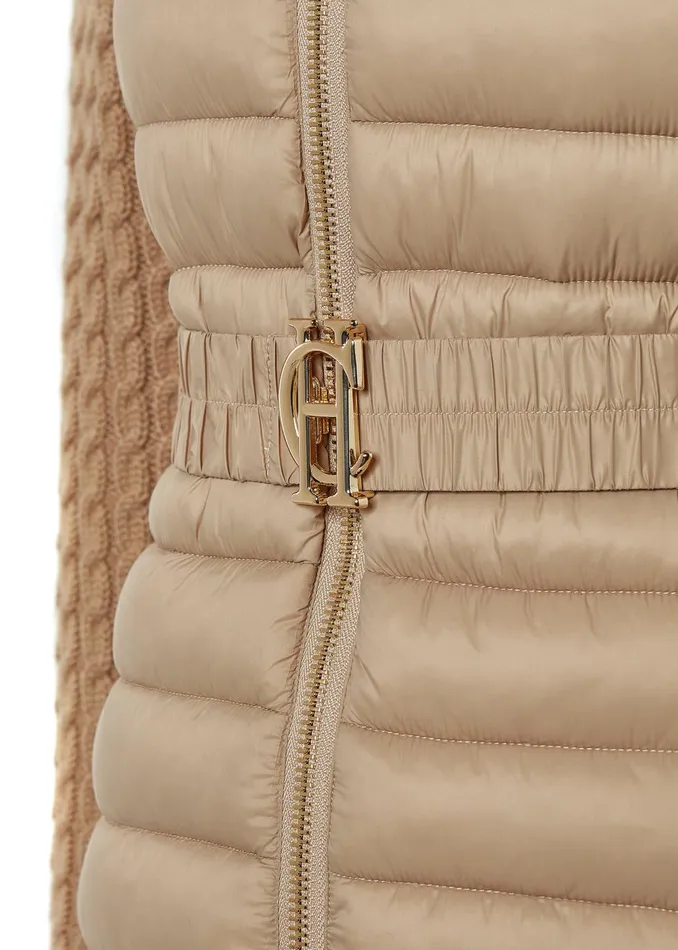 Holland Cooper Coats Women Linfold Hybrid Coat Champagne